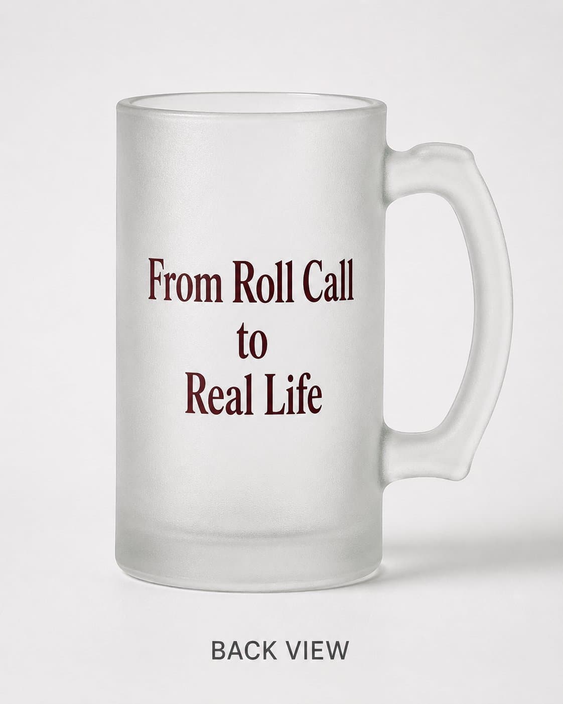 Frosted Beer Mug — Back thumbnail