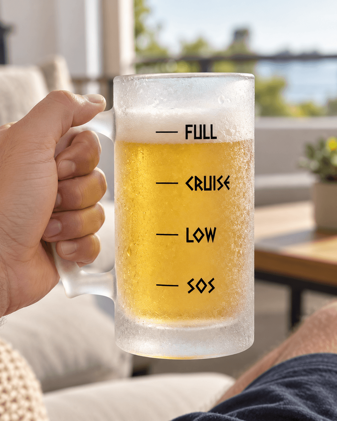 Big Beer Mug — In Hand thumbnail