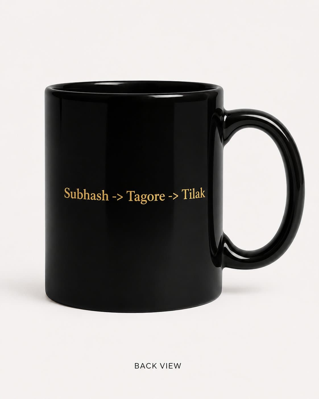 Black Mug — Back thumbnail