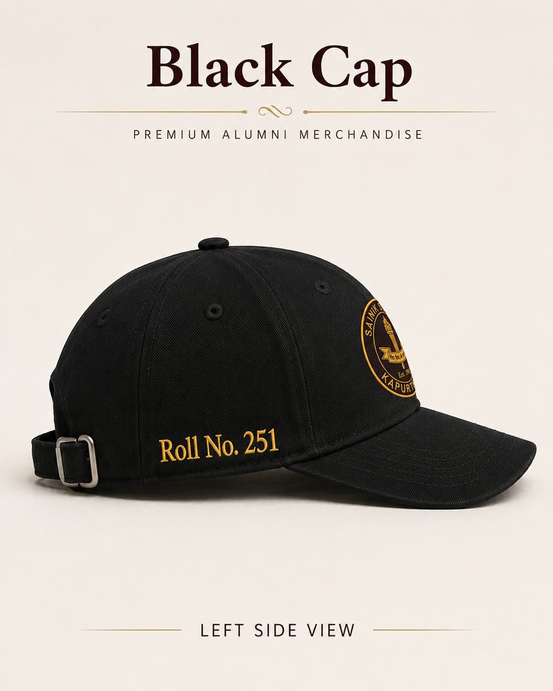 Black Cap — Left Side thumbnail