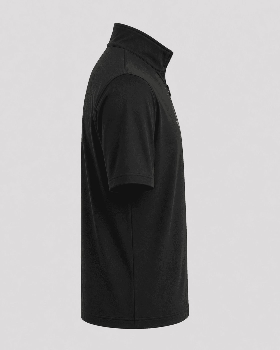 Black Half-Sleeve T-Shirt — Side thumbnail