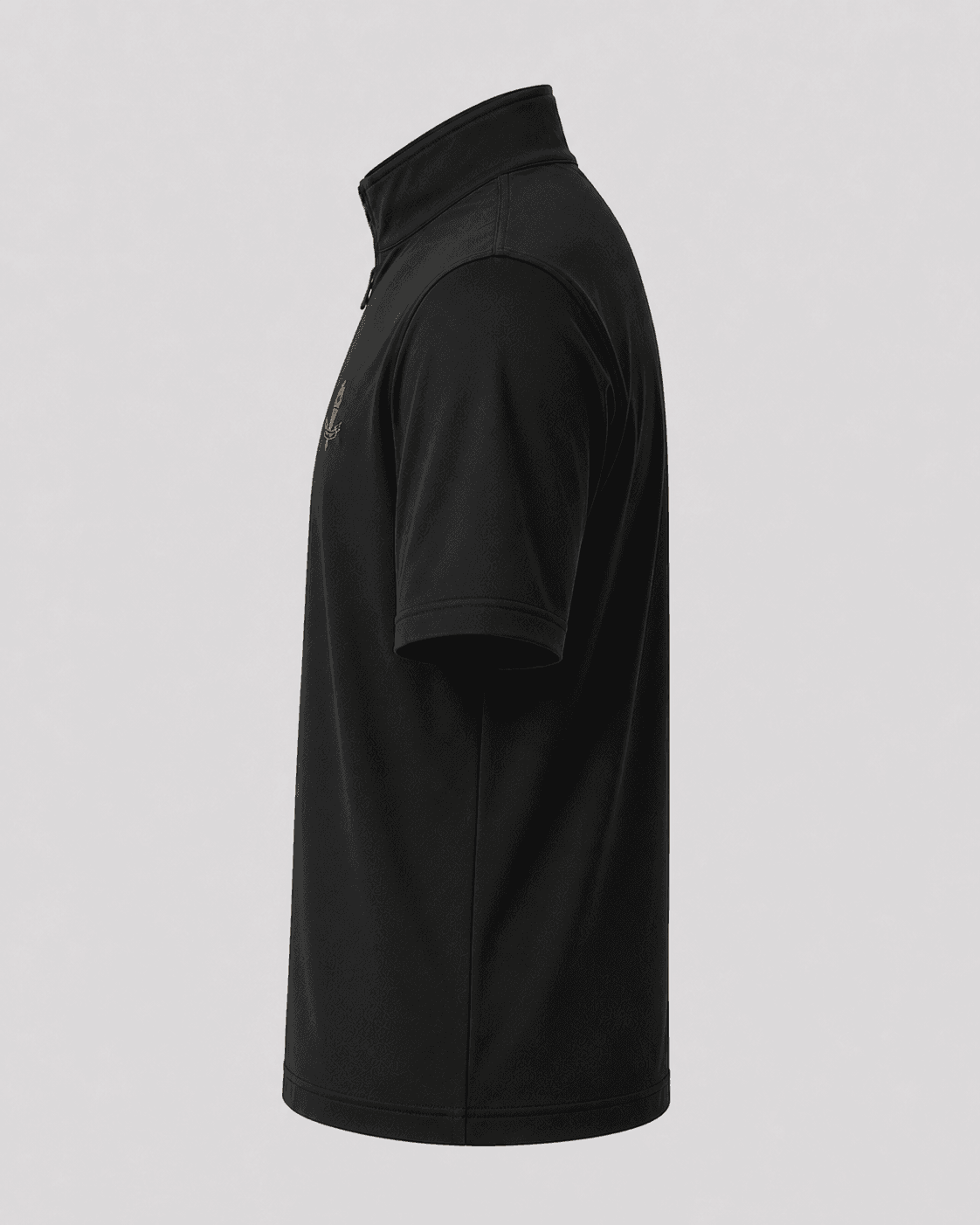 Black Half-Sleeve T-Shirt — Side 2 thumbnail