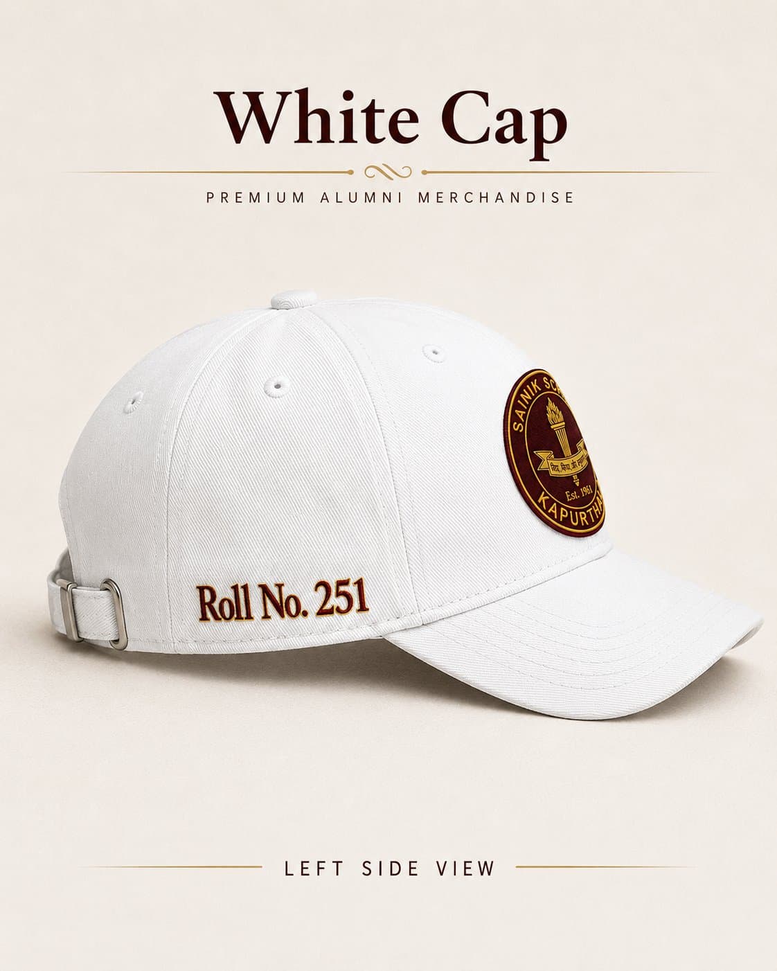 White Cap — Left Side thumbnail
