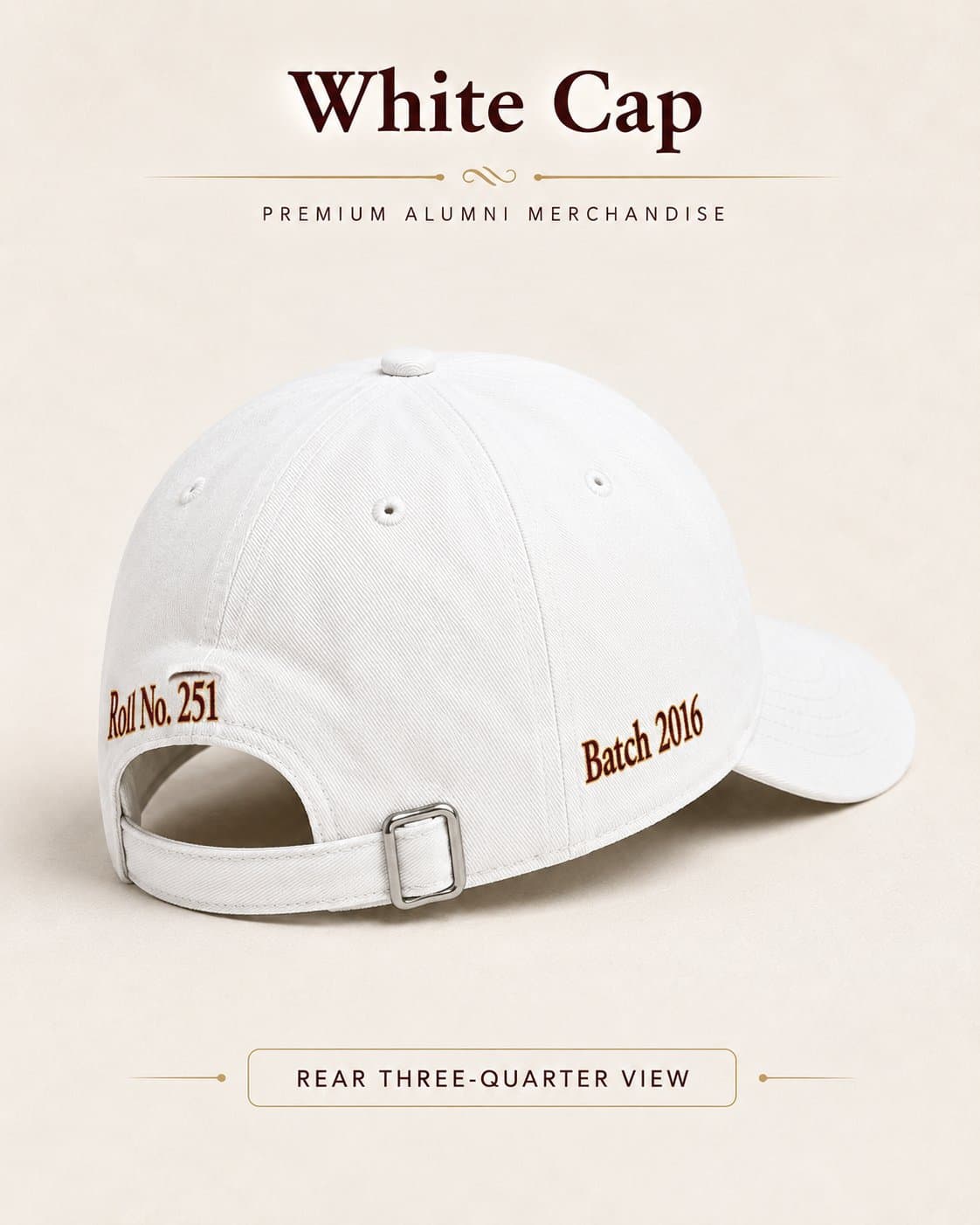 White Cap — Back thumbnail