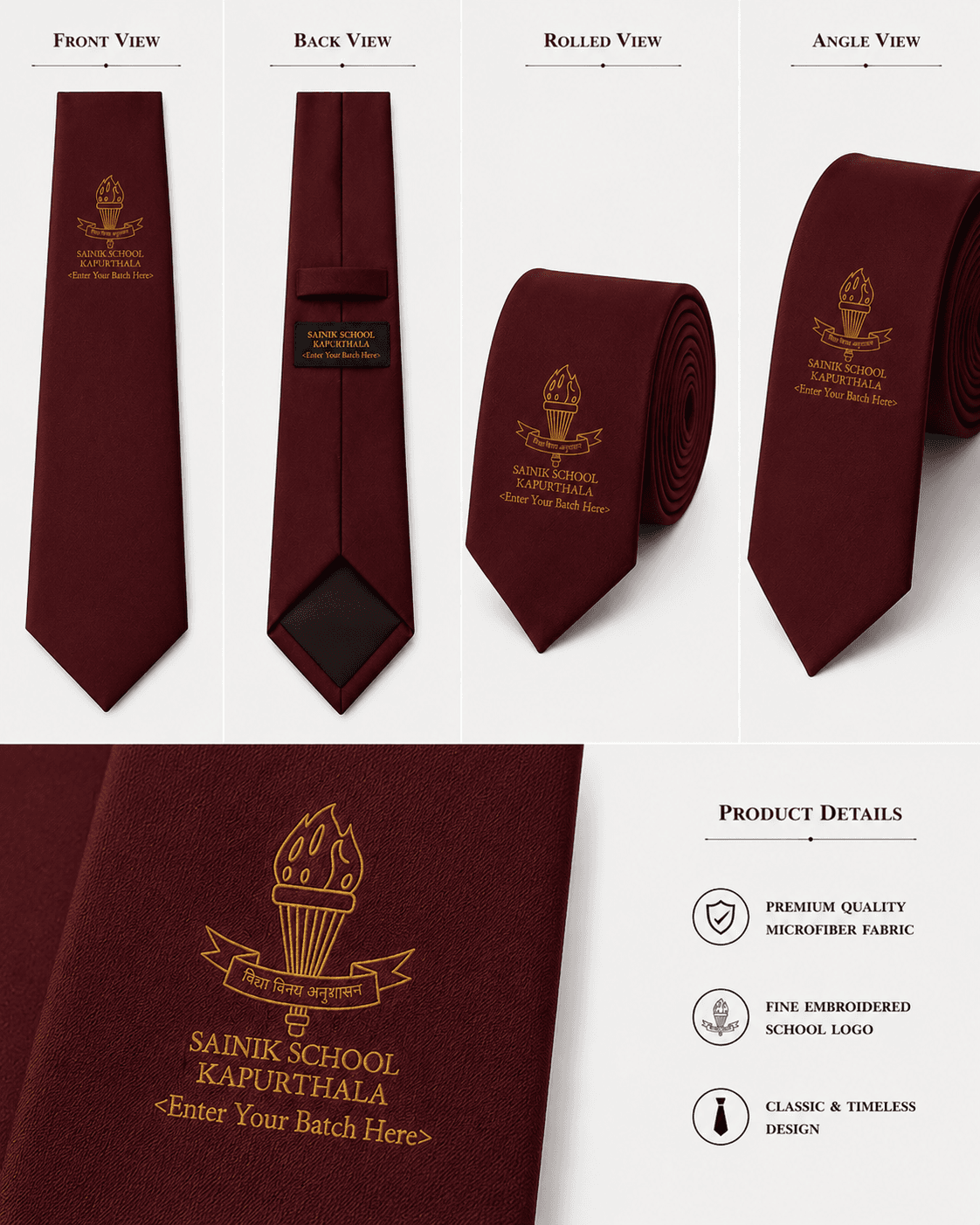 Maroon Tie — All Views view
